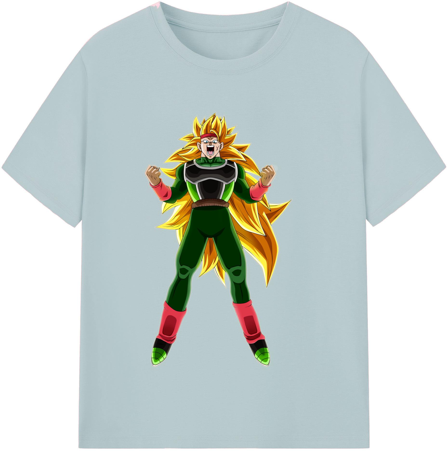 （画像用） ドラゴンボール ブロリー DRAGON BALL Broli 綿100％半袖Tシャツ（フロントプリント）